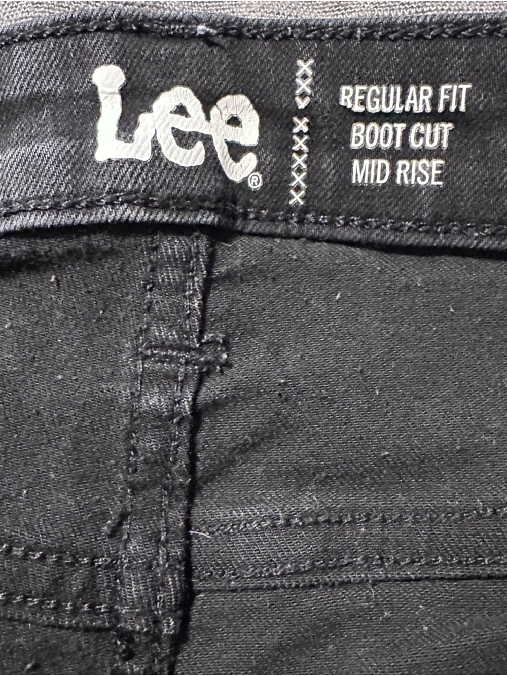 Lee Women’s Black Bootcut Jeans - Regular Fit Mid Rise